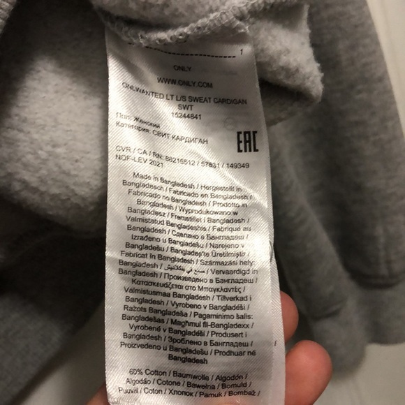 Grey button up cardigan - Picture 4 of 4